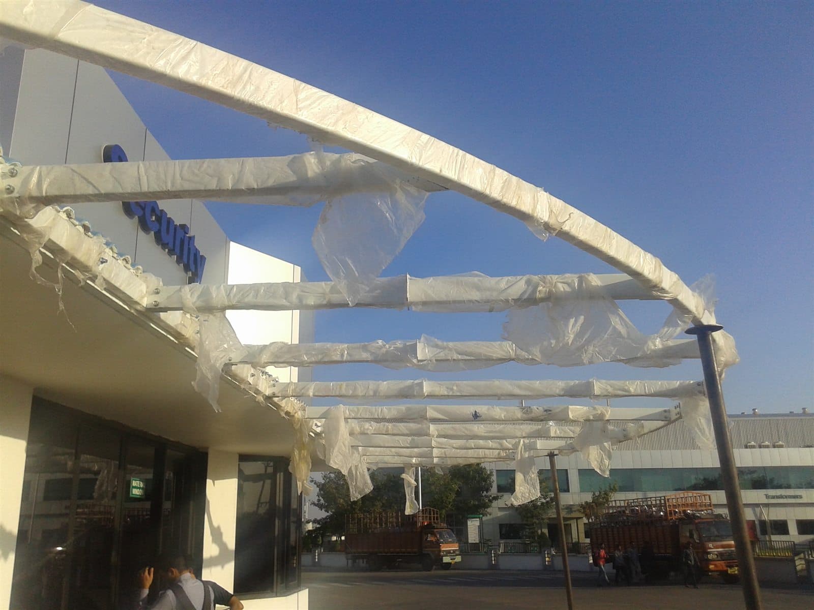 Industrial Canopy Frame