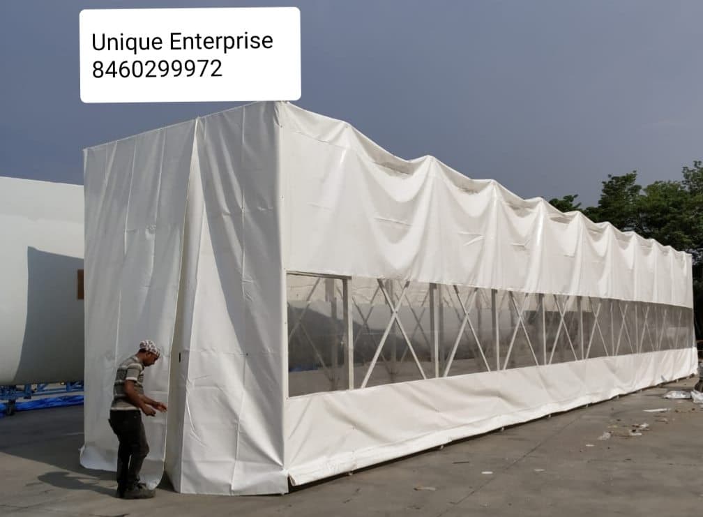 Retractable PVC Enclosure Front