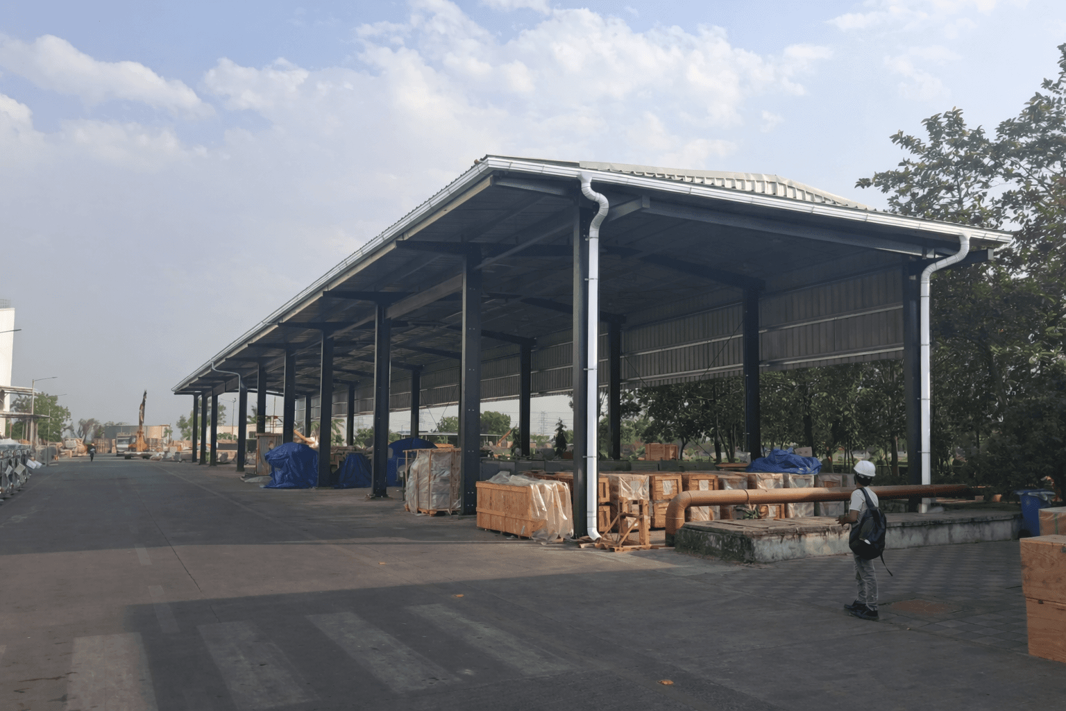 Sigma Infratech industrial shed project